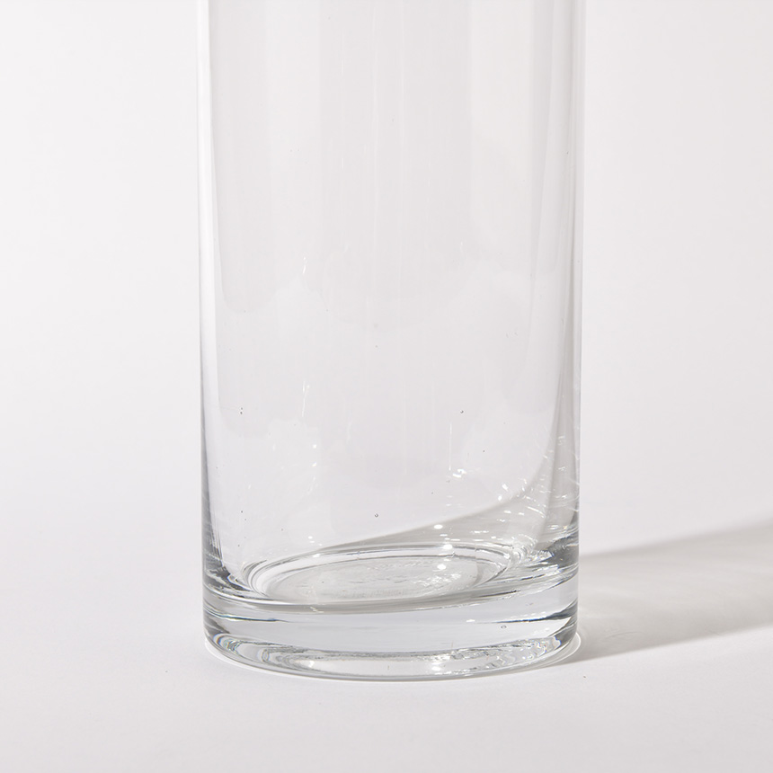 花瓶 ガラス フラワーベース 大きい 円柱 ガラス花瓶 大型 クリア 高さ