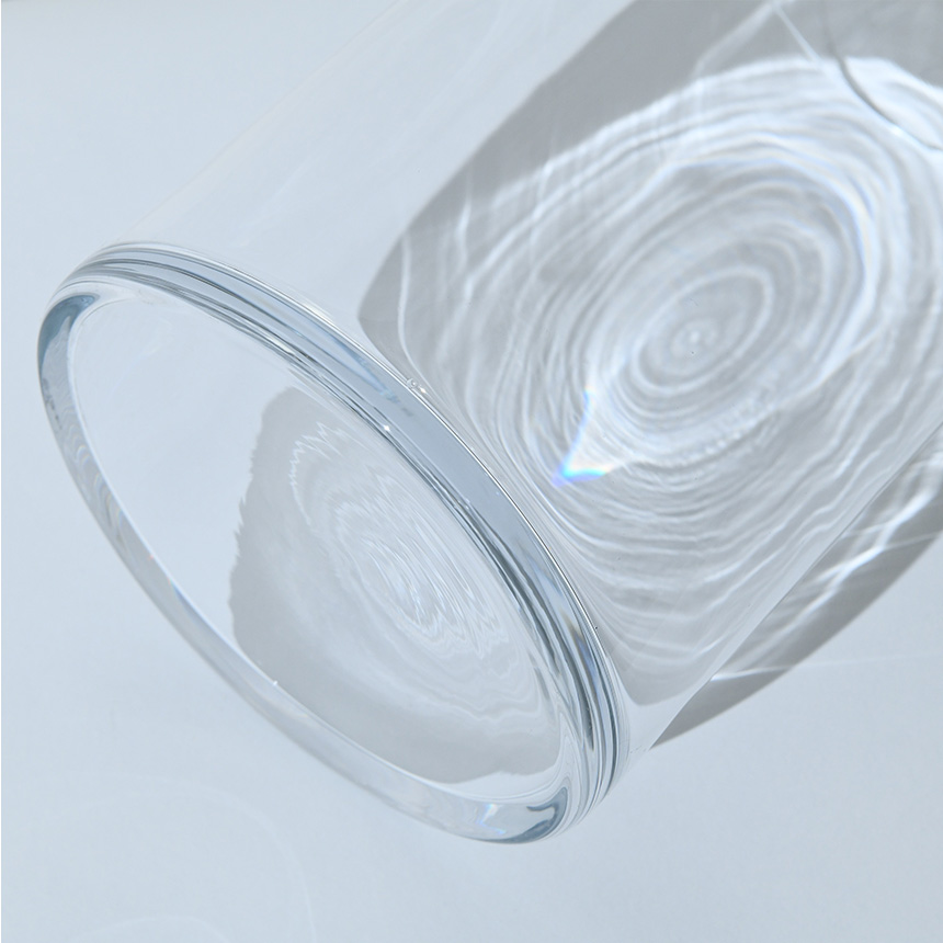 Clay（クレイ） ガラス 花瓶 透明 北欧 大型 シンプル 花瓶 ガラス