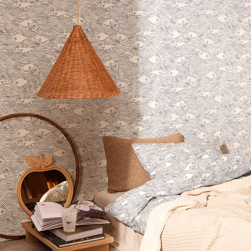 RAW LIFE FACTORY ローライフファクトリー ランプシェード　新品 ferm LIVING ファームリビング Dou ランプシェード 直径45cm