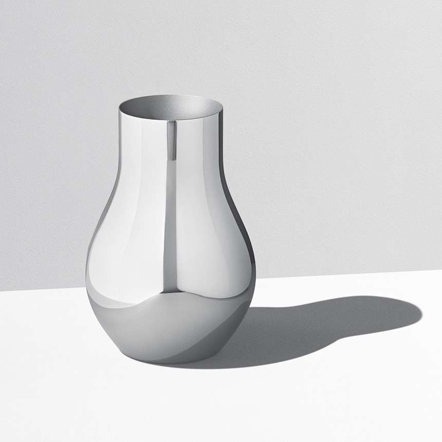 ジョージジェンセン CAFU VASE フラワーベース 花瓶 ステンレス S 直径