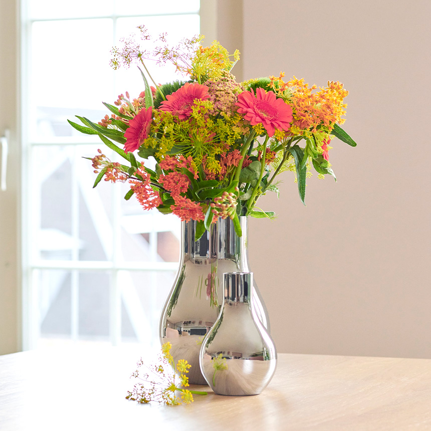 ジョージジェンセン CAFU VASE フラワーベース 花瓶 ステンレス S 直径