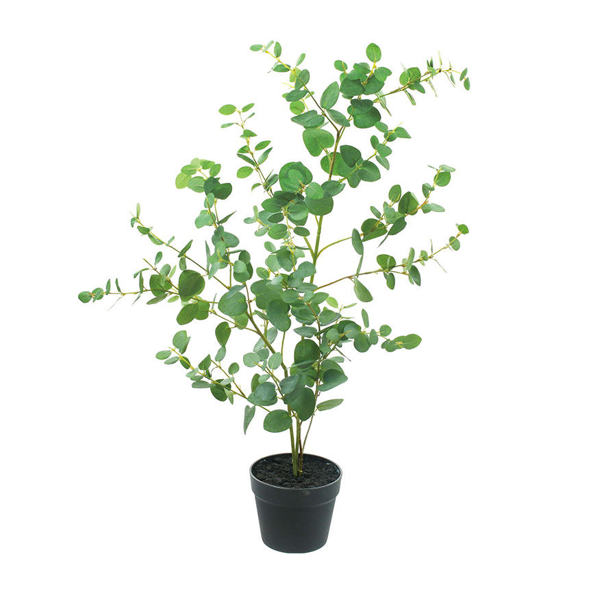フェイクグリーン 鉢植え 観葉植物 鉢付き ポット ユーカリ ツリー