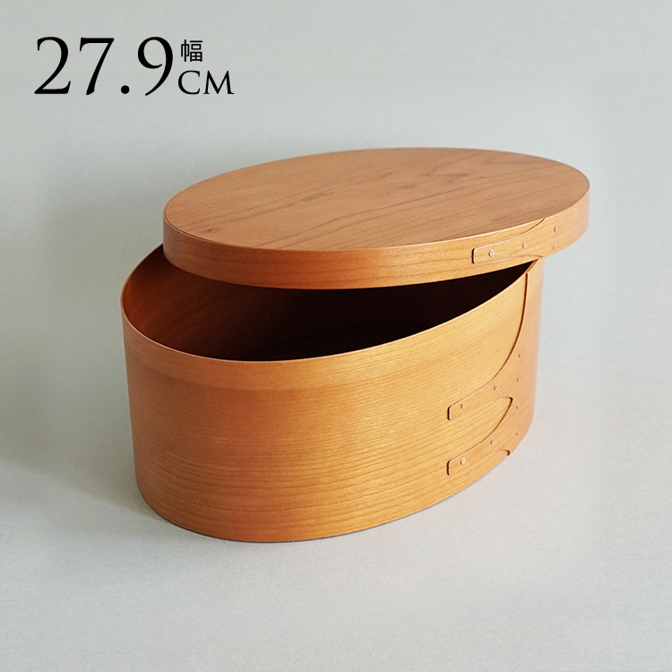 シェーカーボックス AXCIS シェーカー オーバルボックス L ナチュラル