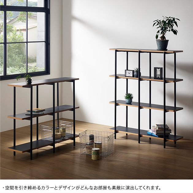 スタジオ ラック 3段 オープンラック 棚 飾り 収納 シェルフ シンプル