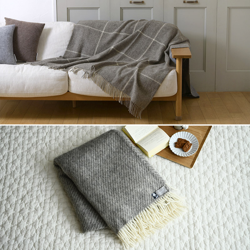 シルケボー ブランケット 北欧 Silkeborg Uldspinderi ウールスロー