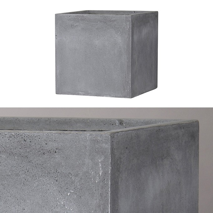 大好評ビッグ割引 コンクリート 鉢 飾らないままを飾る キューブ 50型 大きい プランター 大型 植木鉢 シンプル 最安