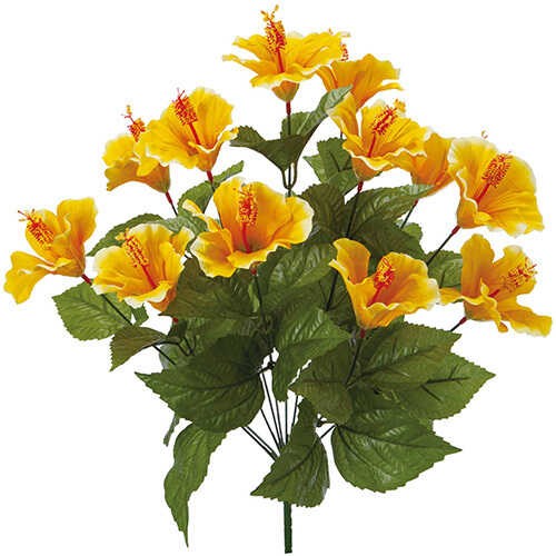 造花 フラワー ハイビスカス ブッシュ フェイクグリーン インテリア おしゃれ 室内 緑化 観葉 Mpg 3517 ガーデン用品屋さん 通販 Yahoo ショッピング