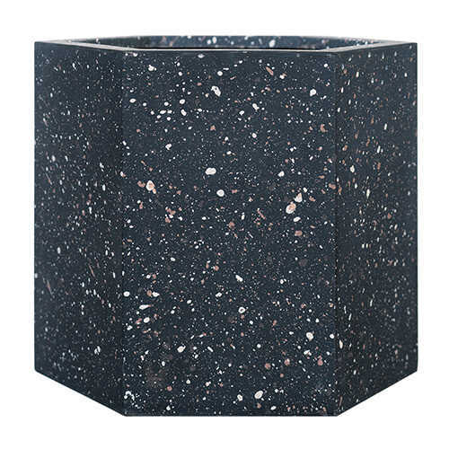 鉢 大きい 底穴あり 屋外 植木鉢 大型 おしゃれ シンプル 六角形 ゾア ヘキサゴン 直径37cm 大きい 底穴あり 屋外