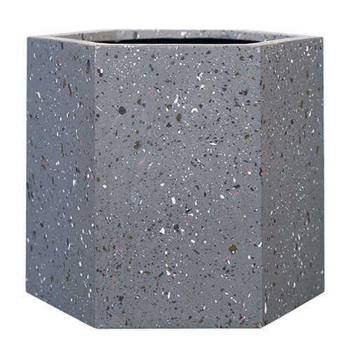 鉢 大きい 底穴あり 屋外 植木鉢 大型 おしゃれ シンプル 六角形 ゾア ヘキサゴン 直径37cm 大きい 底穴あり 屋外