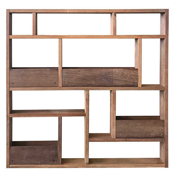 木目の綺麗な緑化フェンス 間仕切り おしゃれ ラック 室内 目かくし