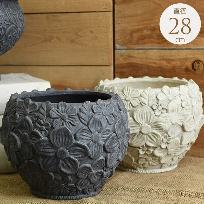 プランター おしゃれ 屋外 アンティーク 鉢 ローマ風 繁栄の象徴