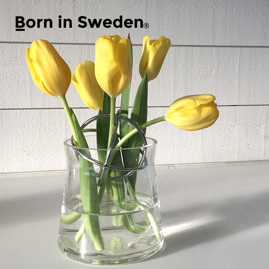 花瓶 おしゃれ 北欧 ブランド Born in Sweden スフィアベース S ガラス ガラスベース フラワーベース