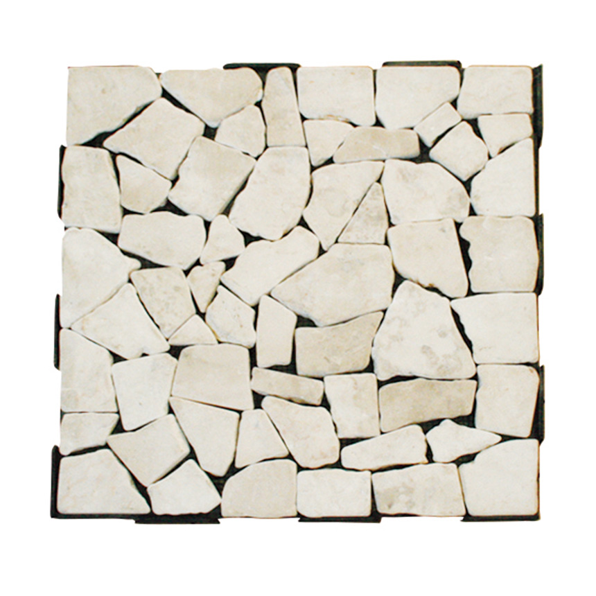 ベランダ ジョイント タイル ストーンタイルデッキ 6枚入り 30cm角