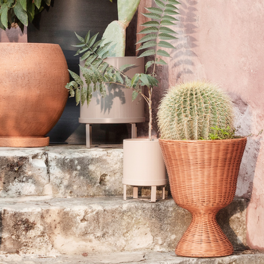 ferm LIVING ファームリビング pot Mサイズ プランター 鉢 ferm LIVING ファームリビング Bau Pot バウポット S プランター 北欧