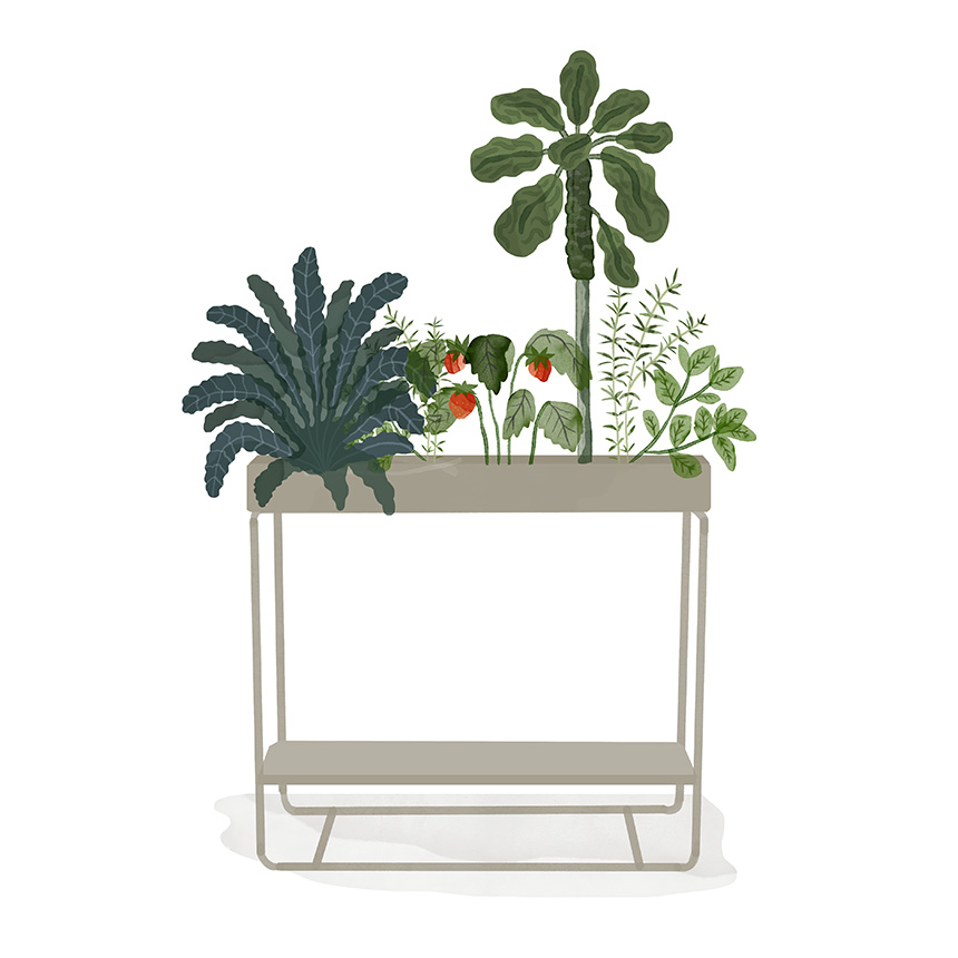 ferm LIVING ファームリビング プラントボックス Two Tier プランター