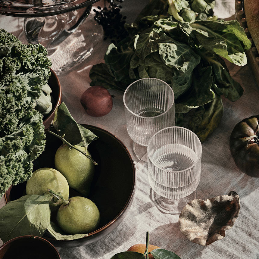 ferm LIVING ファームリビング Ripple リップル ワイングラス 2脚