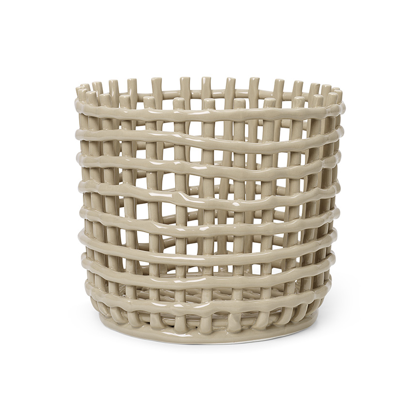 ferm LIVING ファームリビング セラミック バスケット ラージ