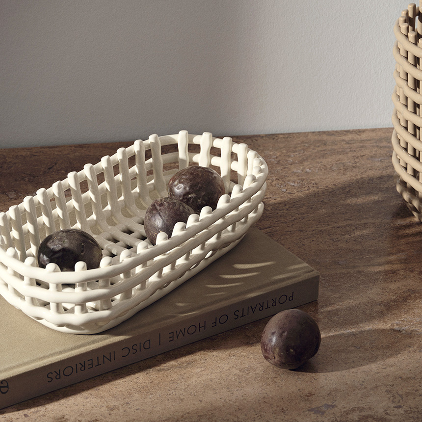 楽天市場】【在庫あります】Ferm Living セラミック バスケット