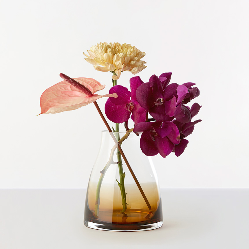 花瓶 おしゃれ 北欧 ガラス 雑貨 Ro Collection ローコレクション