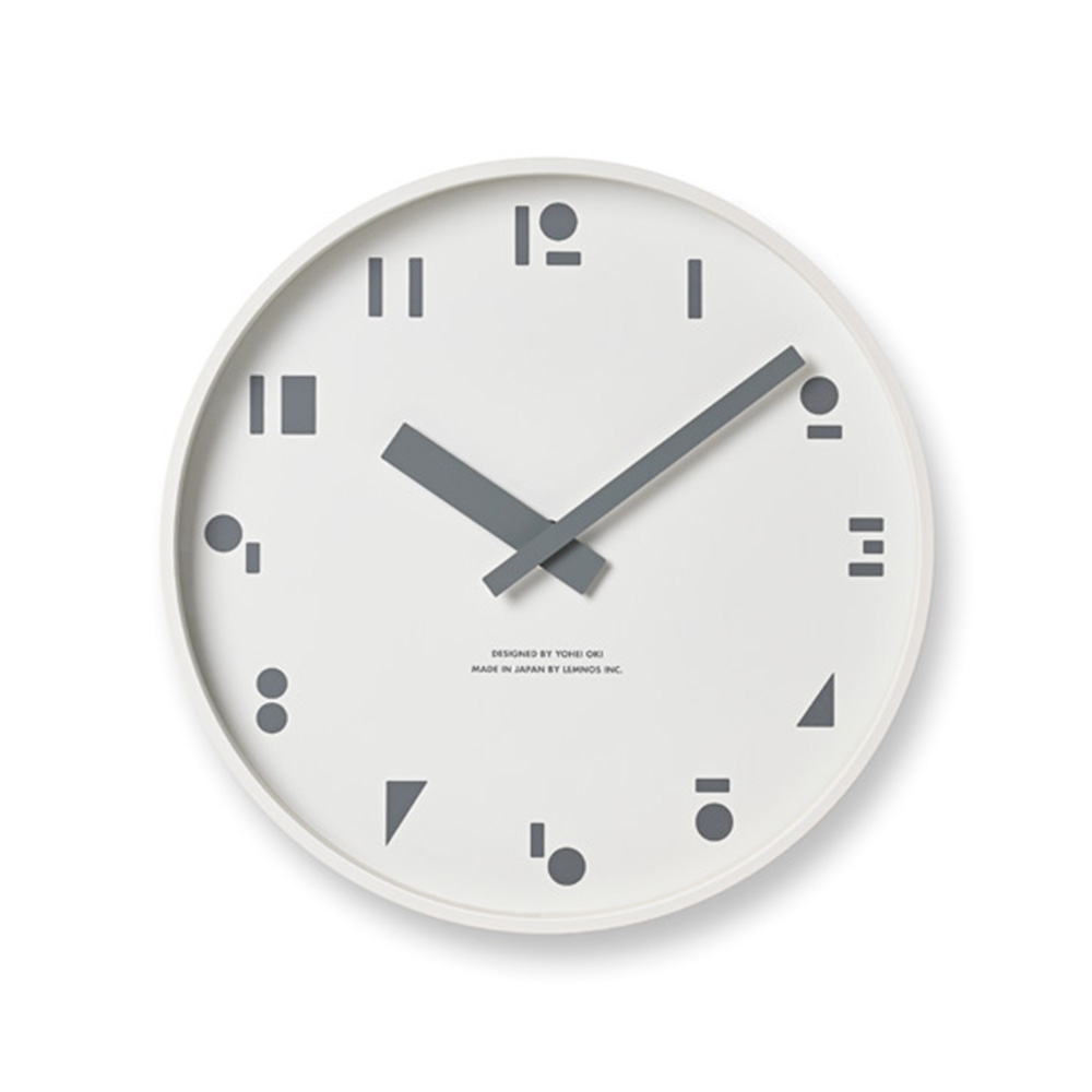 Lemnos レムノス 壁掛け時計 おしゃれ 直径約20cm M.S.S. 時計 壁掛け
