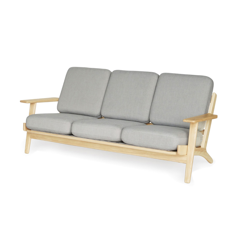 ハンス・J・ウェグナー GE290 リプロダクト ３人掛けソファ ライトグレー ハンス・J・ウェグナー GE290 3P GETAMA sofa 三人掛け ソファ