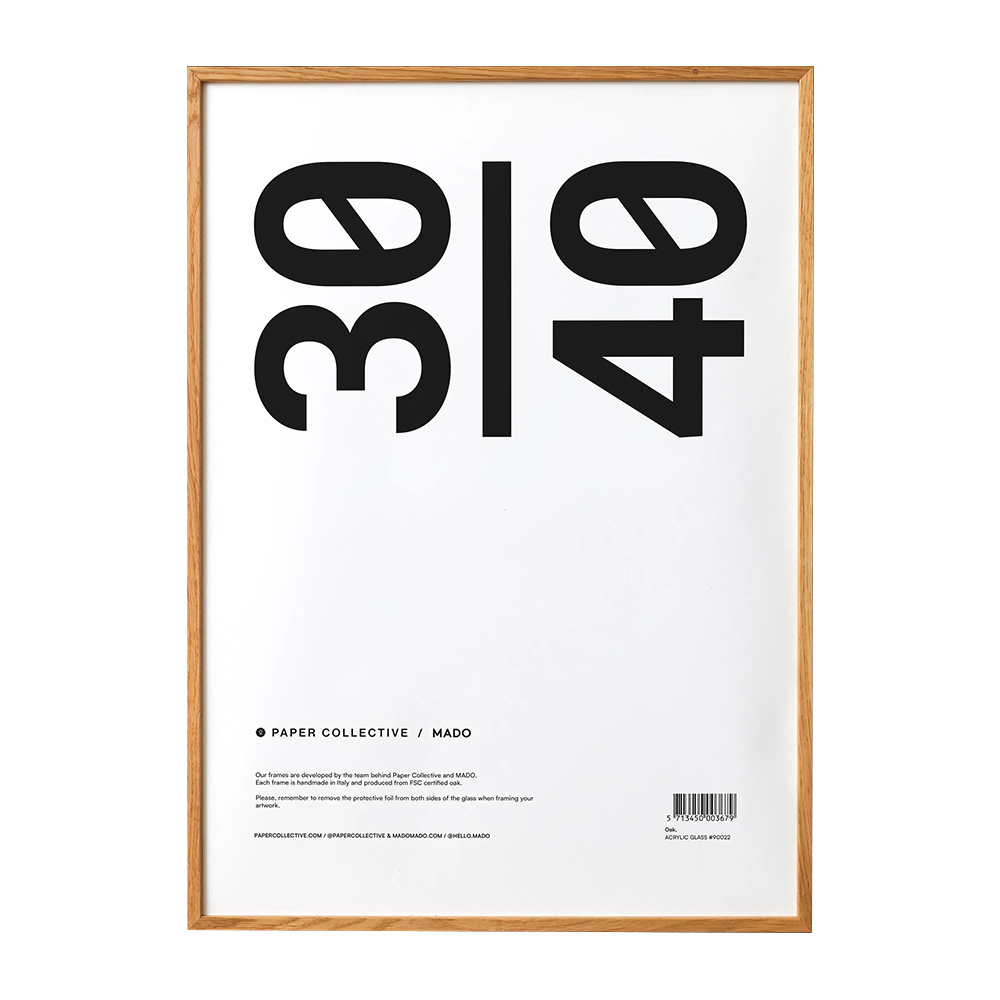 ペーパーコレクティブ ポスターフレーム 30cm×40cm （フレーム