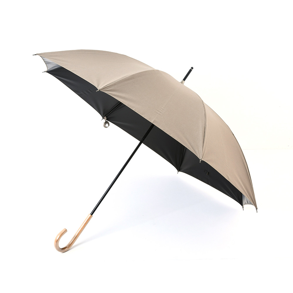 日傘 長傘 軽量 完全遮光 晴雨兼用 小宮商店 1級遮光 8本骨 60cm 籐
