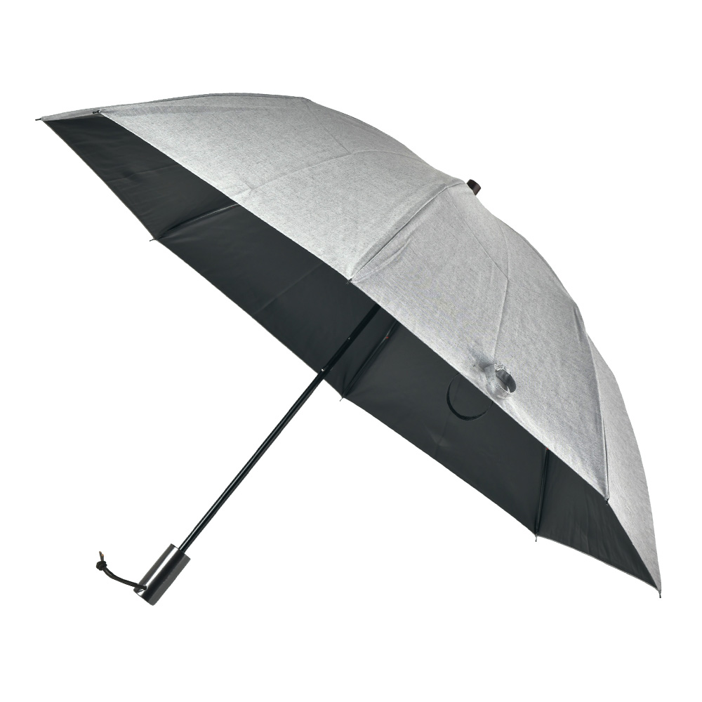 日傘 折りたたみ 軽量 完全遮光 晴雨兼用 2段折 日本製 Ramuda 1級遮光