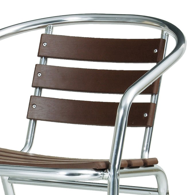 屋外 チェア 椅子 スタッキング アルミ アルミ製 カフェ テラス 庭 