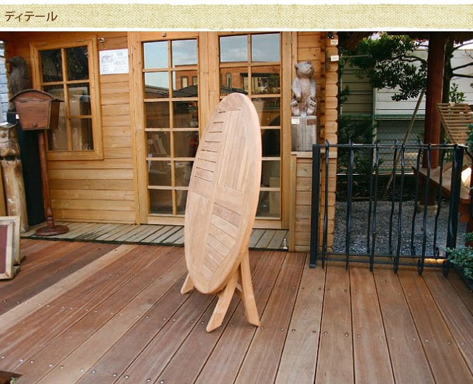 ⭐️希少木材 お洒落 チーク材ウッドテーブル アウトドア（Teak