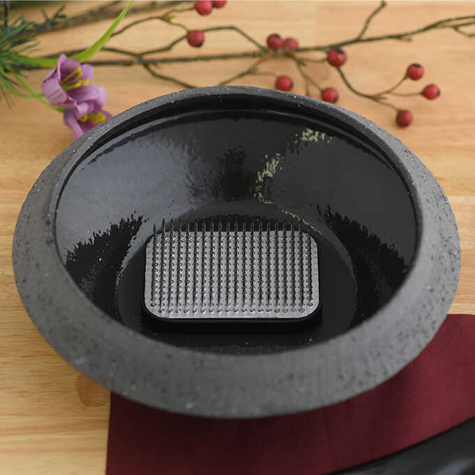 生け花用 花器（陶器製・角形）剣山セット【新品・未使用】 pg-23268_2.jpg