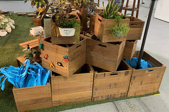 ウッド ボックス プランター 鉢 木目 収納ボックス 3点セット 木製 木