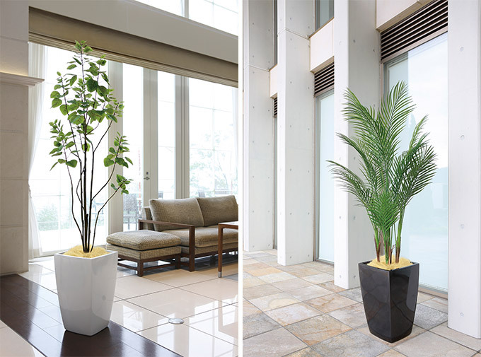 光触媒 人工観葉植物 フェイクグリーン アーバンブランチツリー1.8