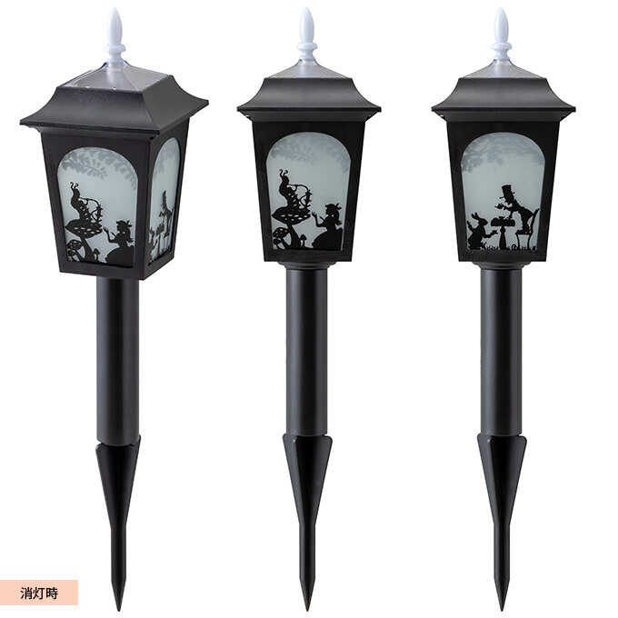70th ふしぎの国のアリス LEDライト 新品 Disney ソーラーライト ラッパうさぎ 不思議の国のアリス LED