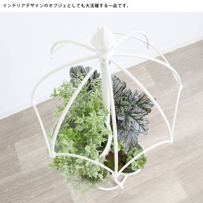ち*ん様 鋳鉄製 鳥装飾 スタンドプランター予約専用 pg-30342_1.jpg