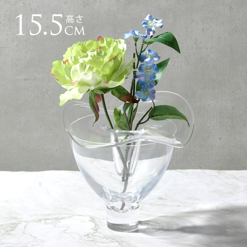 スガハラガラスの花瓶＊sghr sghr（スガハラ） フラワーベース 花瓶 花瓶のふた volubilis あさがお