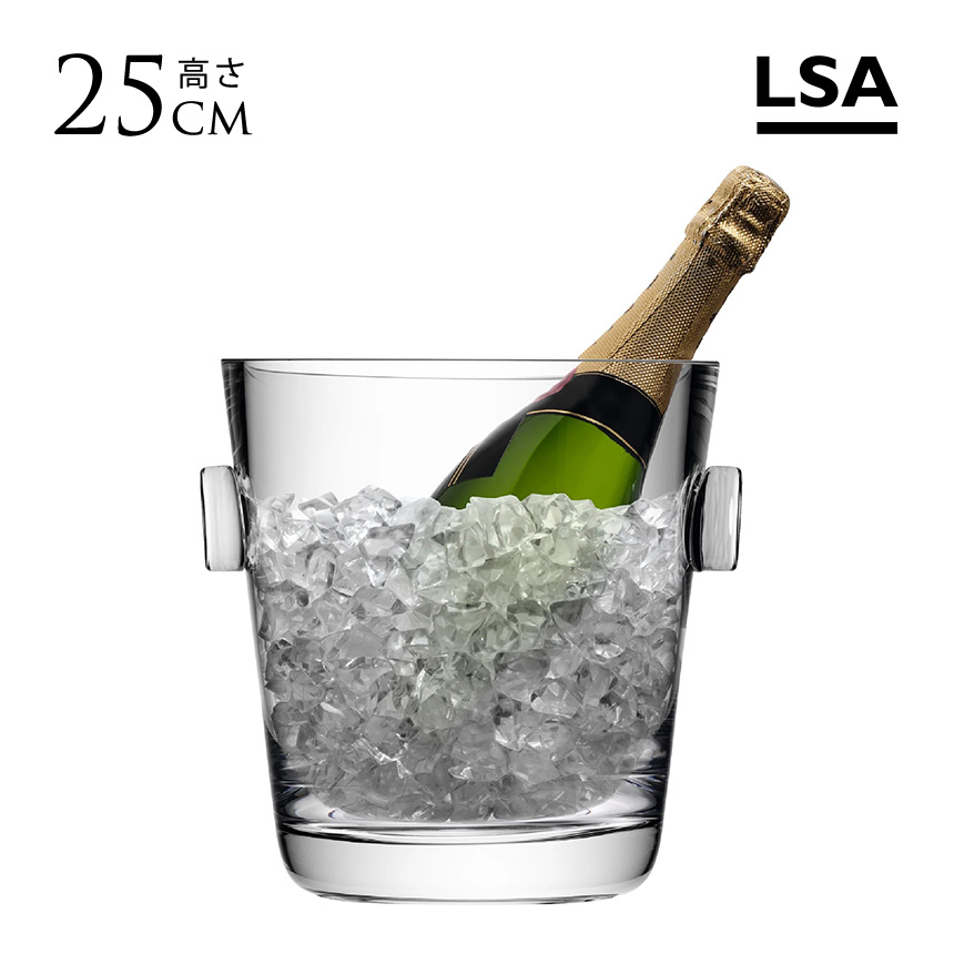 シャンパングラス セット トール LSA MOYA フルート 170ml 高さ25cm 2