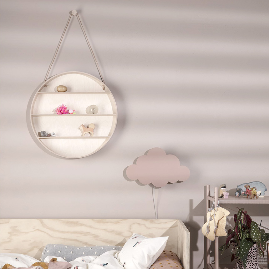 ferm LIVING ファームリビング ラウンドドーム 壁掛けラック 直径55cm