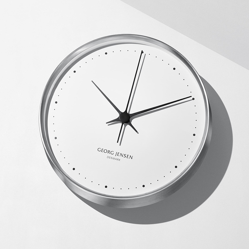 ジョージジェンセン HK WALL CLOCK 時計 WHITE SS 30cm 壁掛け時計