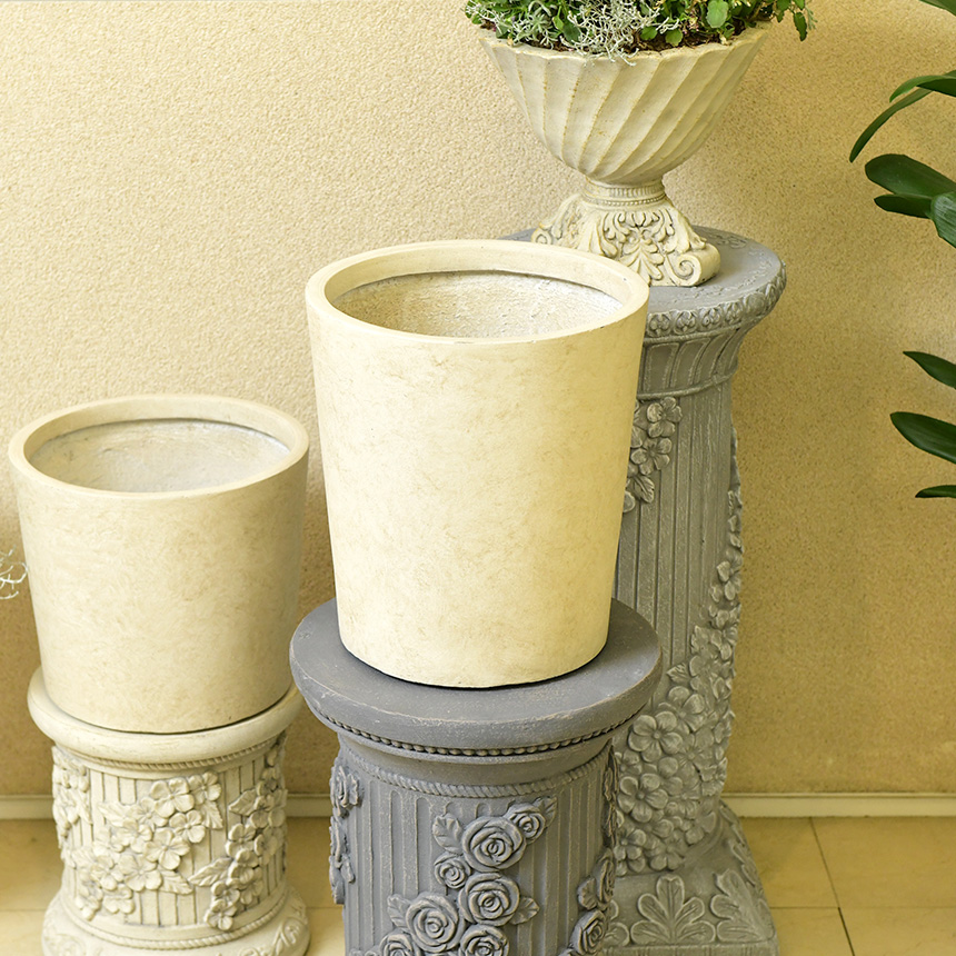 クリーム色プランターカバー 楽天市場】[レビュー特典] 布製 プランターカバー S 7号 8号 革製 鉢