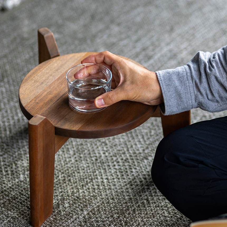 花台 木製 フラワースタンド Mash プランツテーブル 3点セット