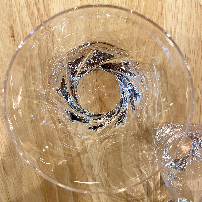 グラス 日本製 おしゃれ Sghr スガハラ 光の渦巻く エリン タンブラー