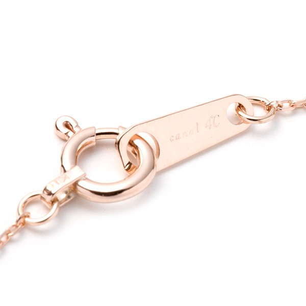カナル4℃ ネックレス レディース アクセサリー ペンダント 正規品 しずく 6月 誕生石 ムーンストーン ピンクゴールド 151416123106_2