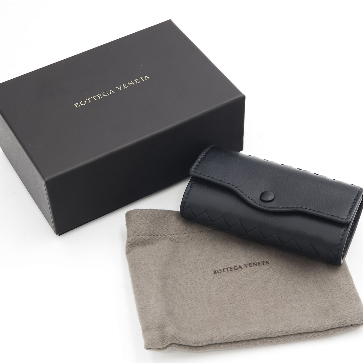 値下げ⭐︎BOTTEGA VENETA ☆キーケース6連　ピンク ボッテガ キーケース 羊革 bottega veneta キーパッケージ 6連