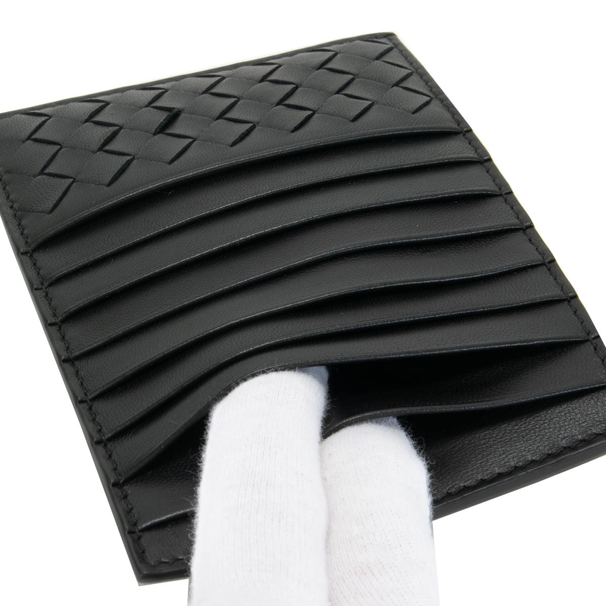 ちょぼん　BK Amazon.co.jp: Bottega Veneta 162156 V001N 1000 Card Case