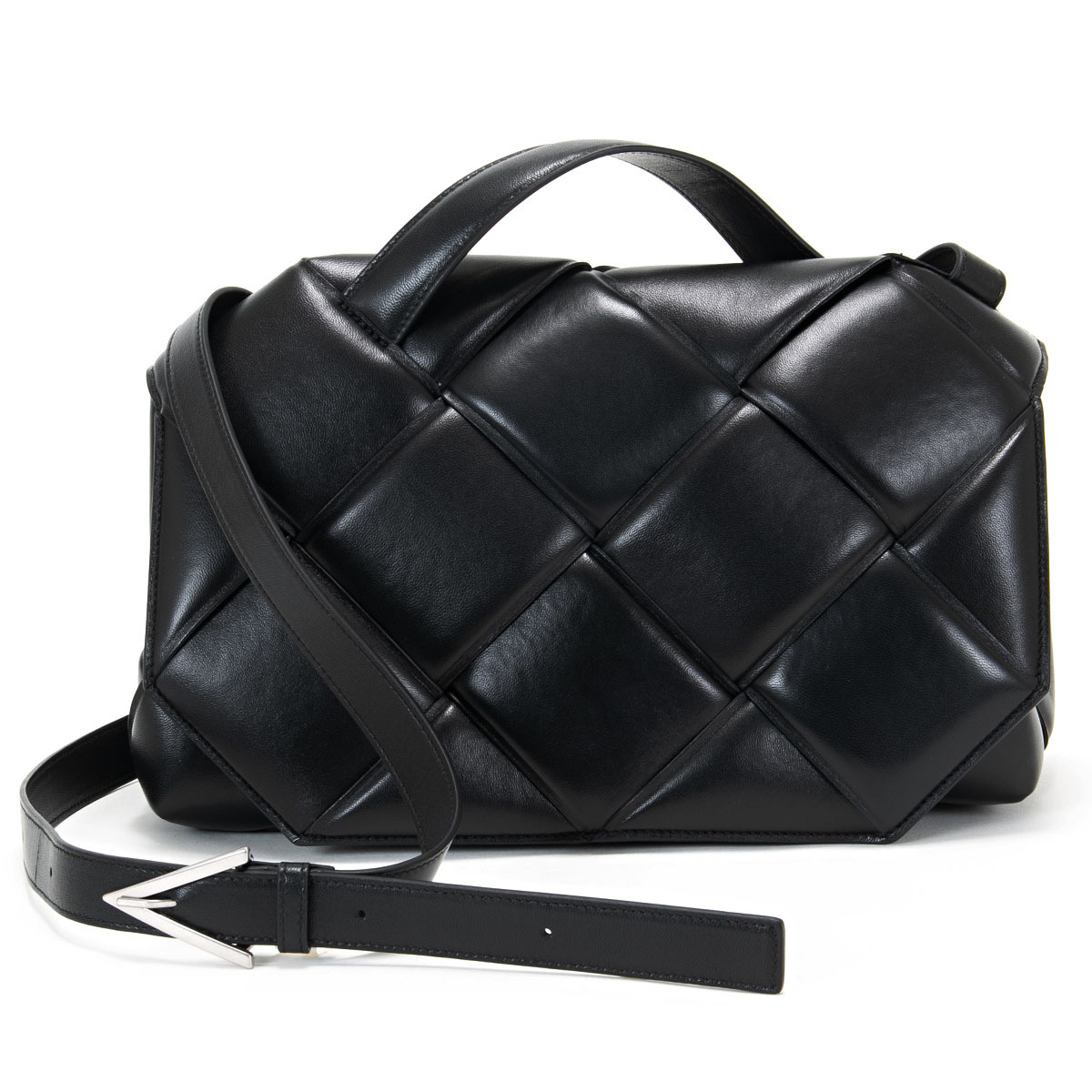 ◆ 美品 ◆ BOTTEGAVENETA ボッテガヴェネタ ショルダーバッグ 黒 ボッテガヴェネタ(BOTTEGA VENETA)ボッテガヴェネタ ショルダー