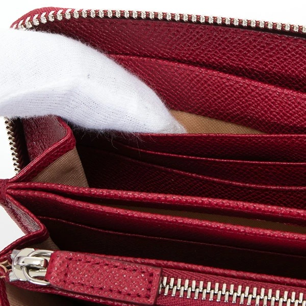 送料込み！ 未使用品 BVLGARI ジップウォレット 37340 レッド 4 BVLGARI ブルガリ 財布 長財布 ブルガリブルガリ レディース