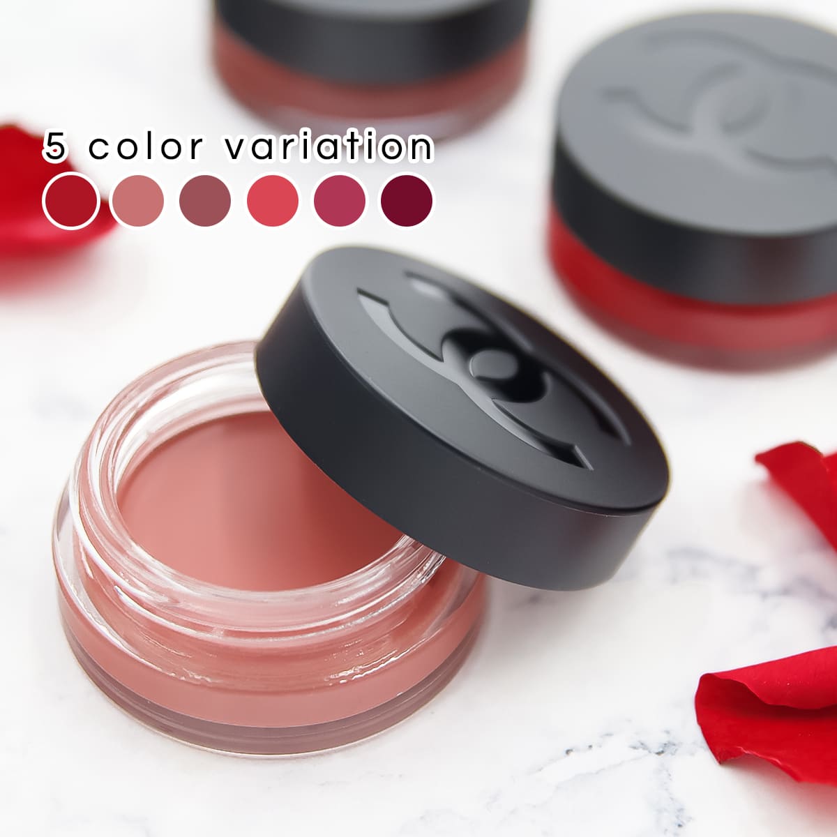 シャネル リップ ＆ チーク ボーム 1 ドゥ シャネル 6.5g CHANEL 口紅 赤 血色 ブラウン リップ＆チーク カラー レッド カメリア 新品 新作 ブランド プレゼント ギフト