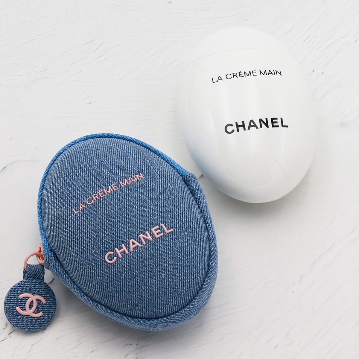 シャネル CHANEL ハンドクリーム ラ クレーム マン デニム ドゥース ポーチ付き 50ml