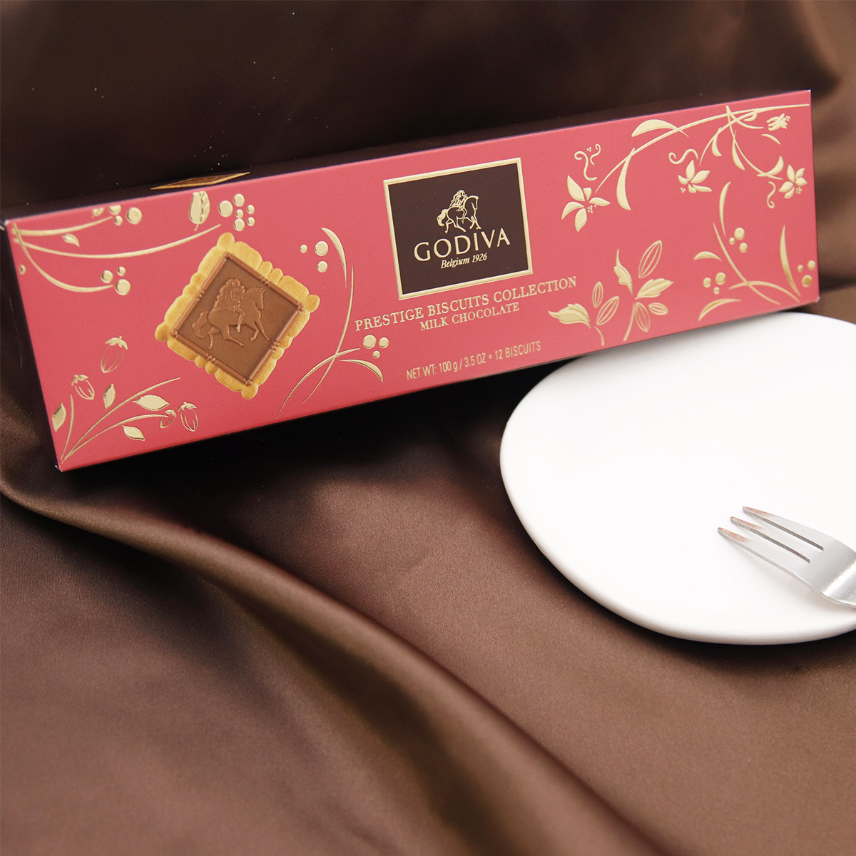 2026 ゴディバ チョコレート バレンタイン GODIVA 2026 ビスケット godiva ミルクチョコレート バレンタイン 100g（12枚） チョコ ブランド 友チョコ 高級 本命 義理 2026